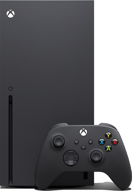 Console Xbox Series X com controle